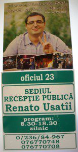 Populär är också Renato Usatii som leder ett ickesocialistiskt Rysslandsvänligt parti (foto: Torgny Hinnemo)