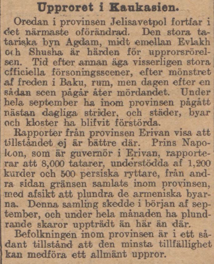 Notis ur Dagens Nyheter